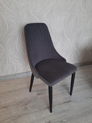 Стул на металлокаркасе Kora beige / black фото покупателя 240