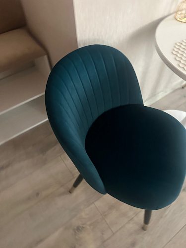 Стул на металлокаркасе Gabi 1 dark gray / black фото покупателя 585