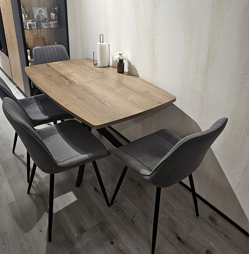 Стул на металлокаркасе Седа К крутящийся светло-серый / белый фото покупателя 111