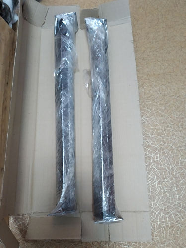 Деревянный стол Колон Лофт 120(160) х 75 черный матовый / бетон фото покупателя 33