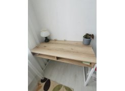 Письменный стол Леон Лофт бетон / черный матовый фото покупателя 61