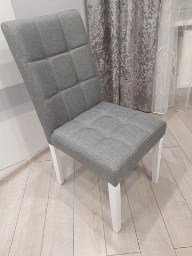 Стул Madina dark walnut / fabric grey фото покупателя 2
