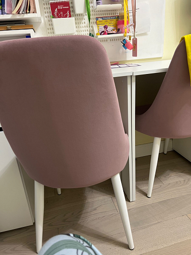 Стул на металлокаркасе Kora dark gray / black фото покупателя 200