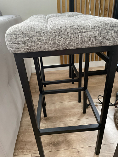 Барный стул Лофт катания лаванда / белый матовый фото покупателя 293