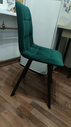 Стул на металлокаркасе Чилли бирюзовый / черный фото покупателя 1345