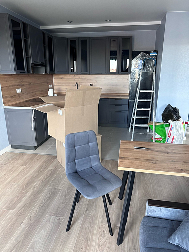 Стул на металлокаркасе Чилли черный / зеленый фото покупателя 1289