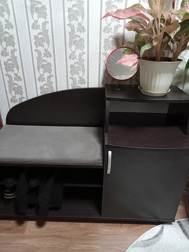 Тумба для обуви Хит венге  - Уцененный экземпляр фото покупателя 5