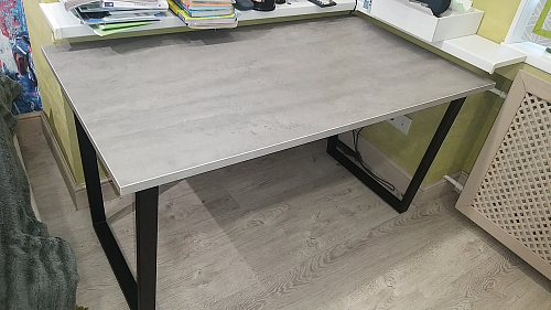 Деревянный стол Лота Лофт 120x75 дуб крафт табачный / черный матовый фото покупателя 937