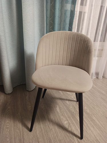 Стул на металлокаркасе Gabi latte / gold / black фото покупателя 312