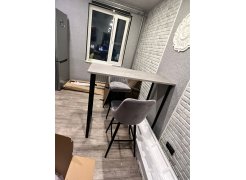 Барная стойка Дилан Лофт 120х40х90 бетон светлый фото покупателя 94