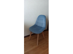 Деревянный стул Filip blue / wood фото покупателя 1
