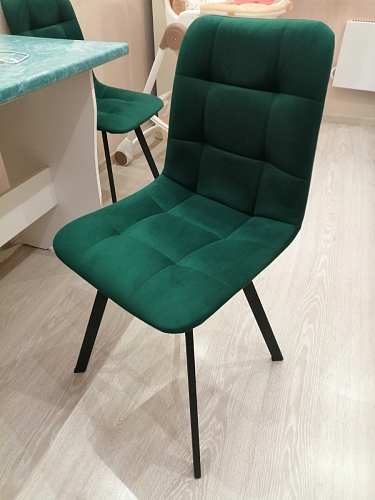 Стул на металлокаркасе Чилли бежевый / белый каркас фото покупателя 1069