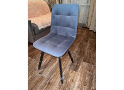 Стул на металлокаркасе Чилли светло-серый / черный фото покупателя 275