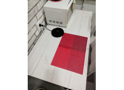 Стол Тринити Лофт 120 32 мм бетон / черный матовый фото покупателя 446