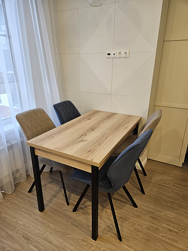 Стол Оригон навара / черный матовый фото покупателя 49