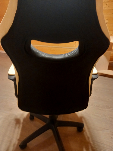 Компьютерное кресло Gamer черное / бежевое фото покупателя 155