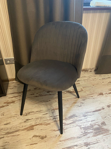 Стул на металлокаркасе Gabi latte / gold / black фото покупателя 879