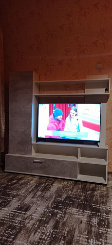 Готовая гостиная Jimenez дуб венге / белый глянец фото покупателя 94