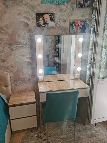 Туалетный столик Мадера ЛДСП графит новый фото покупателя 1