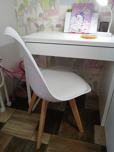 Деревянный стул Bonuss dark gray / black фото покупателя 113