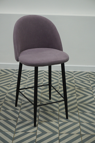 Барный стул Амизуре темно-серый / черный матовый из шоурума 2