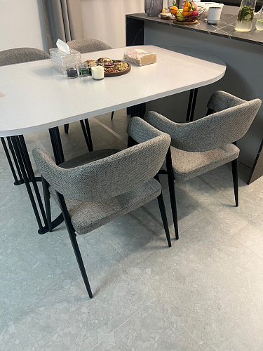 Стул на металлокаркасе Twin brown / black фото покупателя 9