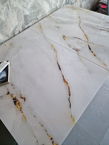 Стол на тумбе Бугун обсидиан / черный фото покупателя 23