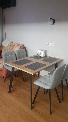 Стул на металлокаркасе Чилли зеленый / белый каркас фото покупателя 627