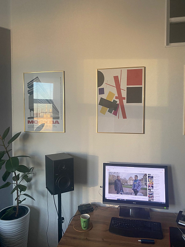 Стол Тринити Лофт 120 32 мм дуб галифакс табако / черный матовый фото покупателя 410