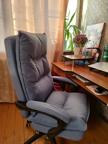 Компьютерное кресло Rapid голубое фото покупателя 157