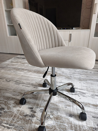 Компьютерное кресло Melody молочное фото покупателя 61