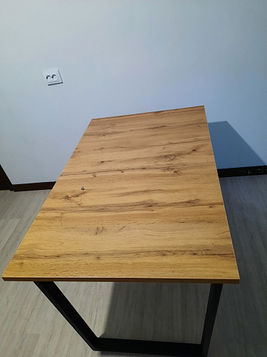 Стол раскладной Лота Лофт 120 25 мм юта / черный матовый фото покупателя 653