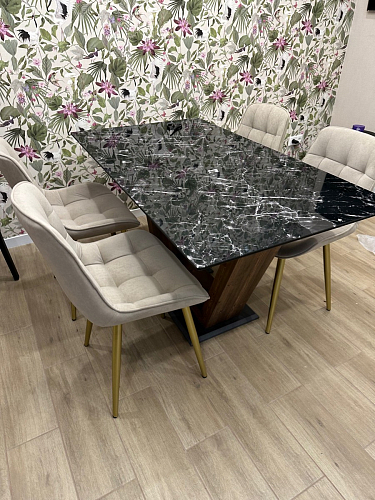 Стол Иматра 140 белый / дуб вотан фото покупателя 5