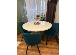 Стул на металлокаркасе Gabi green / black фото покупателя 636