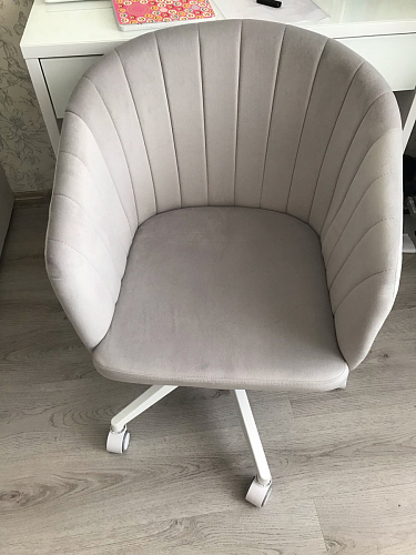 Компьютерное кресло Тибо светло-коричневый / белый фото покупателя 143