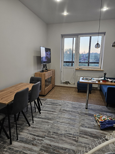 Обеденная группа Эделин темно-серый / дуб вотан / черный матовый фото покупателя 24