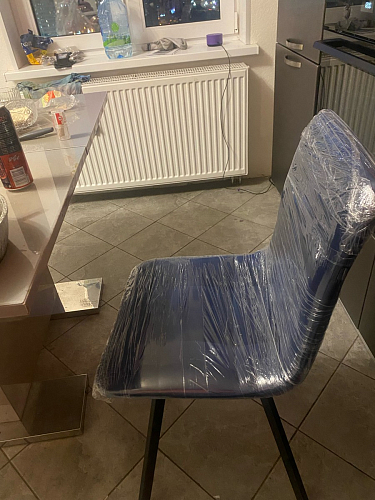 Стул на металлокаркасе Чилли зеленый / белый каркас фото покупателя 249