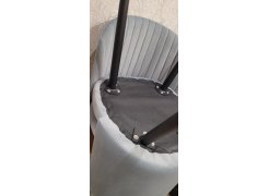 Стул на металлокаркасе Gabi blue / black фото покупателя 736