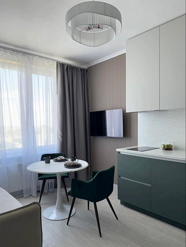 Стол Тулип 90х73 белый мрамор / золото фото покупателя 46