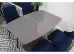 Стул на металлокаркасе Нараян velutto 49 / черный из шоурума 9