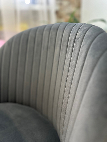 Стул на металлокаркасе Gabi gray / black фото покупателя 347