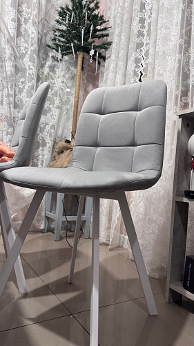 Стул на металлокаркасе Чилли К кирпичный / черный фото покупателя 520