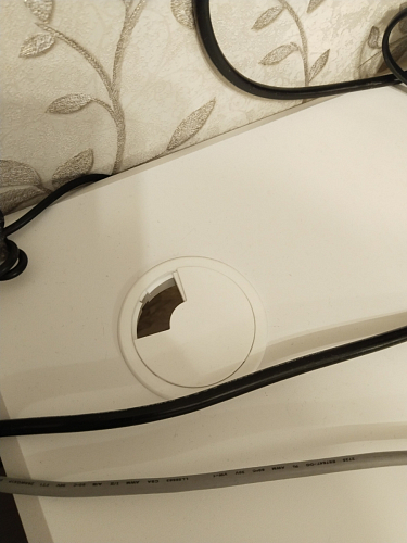 Компьютерный стол Маркос 140х80 тауп / черный фото покупателя 22