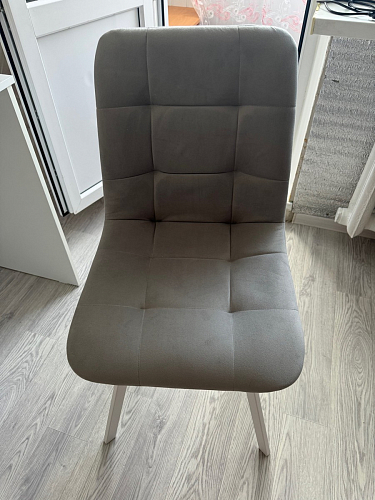 Стул на металлокаркасе Чилли черный / зеленый фото покупателя 353