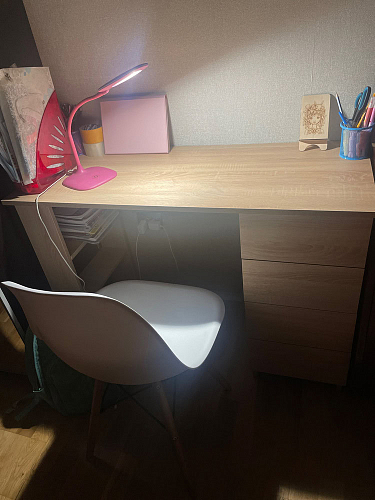 Стул Cindy Eames mod. 001 white / natural фото покупателя 3