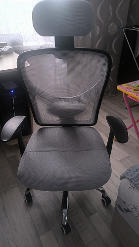 Компьютерное кресло Lody 1 фиолетовое / черное фото покупателя 1