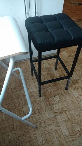 Барный стул Лофт линкольн белый / белый матовый фото покупателя 116