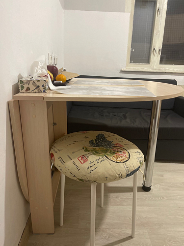 Стол обеденный раздвижной СтК12 дуб молочный фото покупателя 23