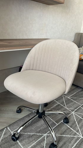 Компьютерное кресло Melody молочное фото покупателя 70