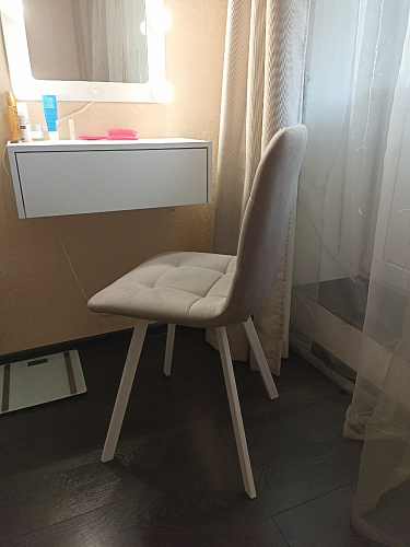 Стул на металлокаркасе Чилли бирюзовый / черный фото покупателя 85